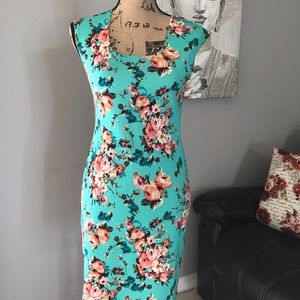Beautiful floral print dress